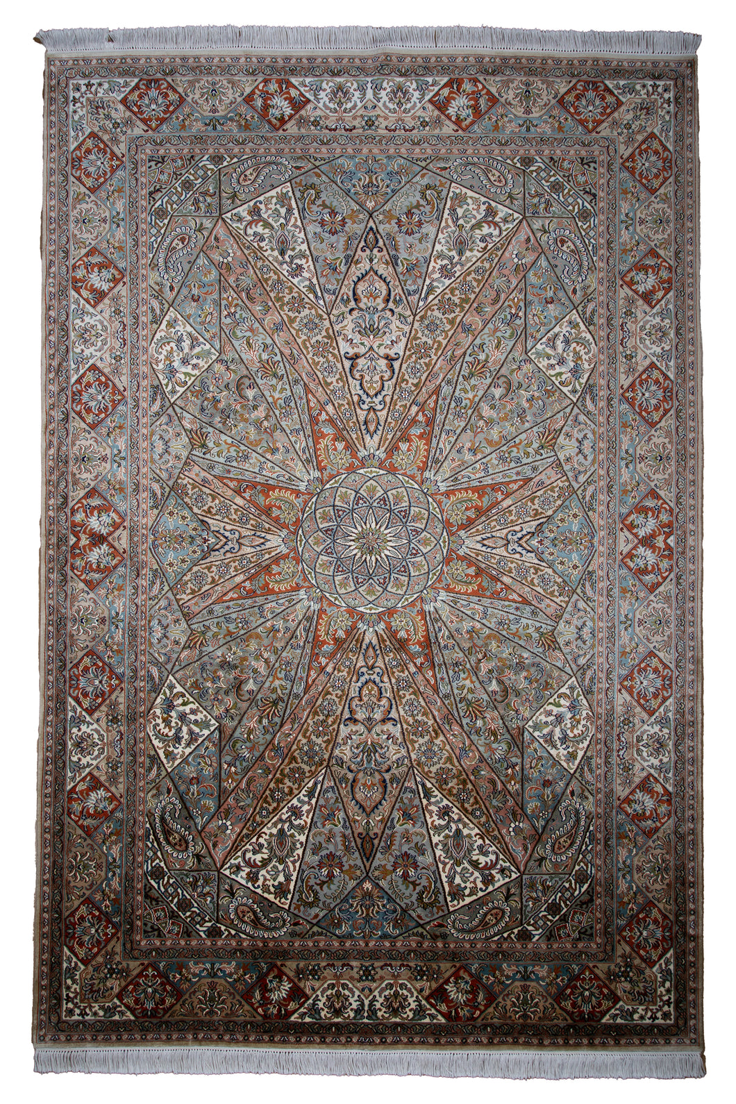 Celestial Medallion Kashmiri Silk Rug