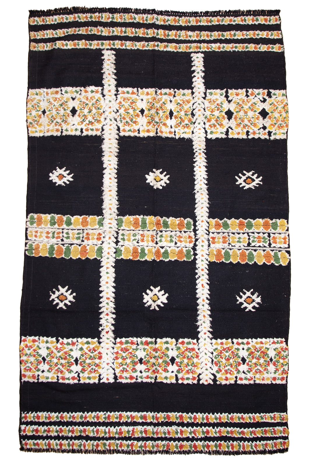 Antique Moroccan Berber Tribal Rug