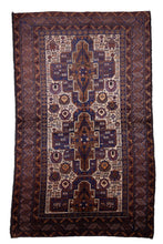 Load image into Gallery viewer, Vintage Khurdish Afghan Medallion Rug
