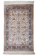 Load image into Gallery viewer, Ivory Garden Kashan Silk Carpet
