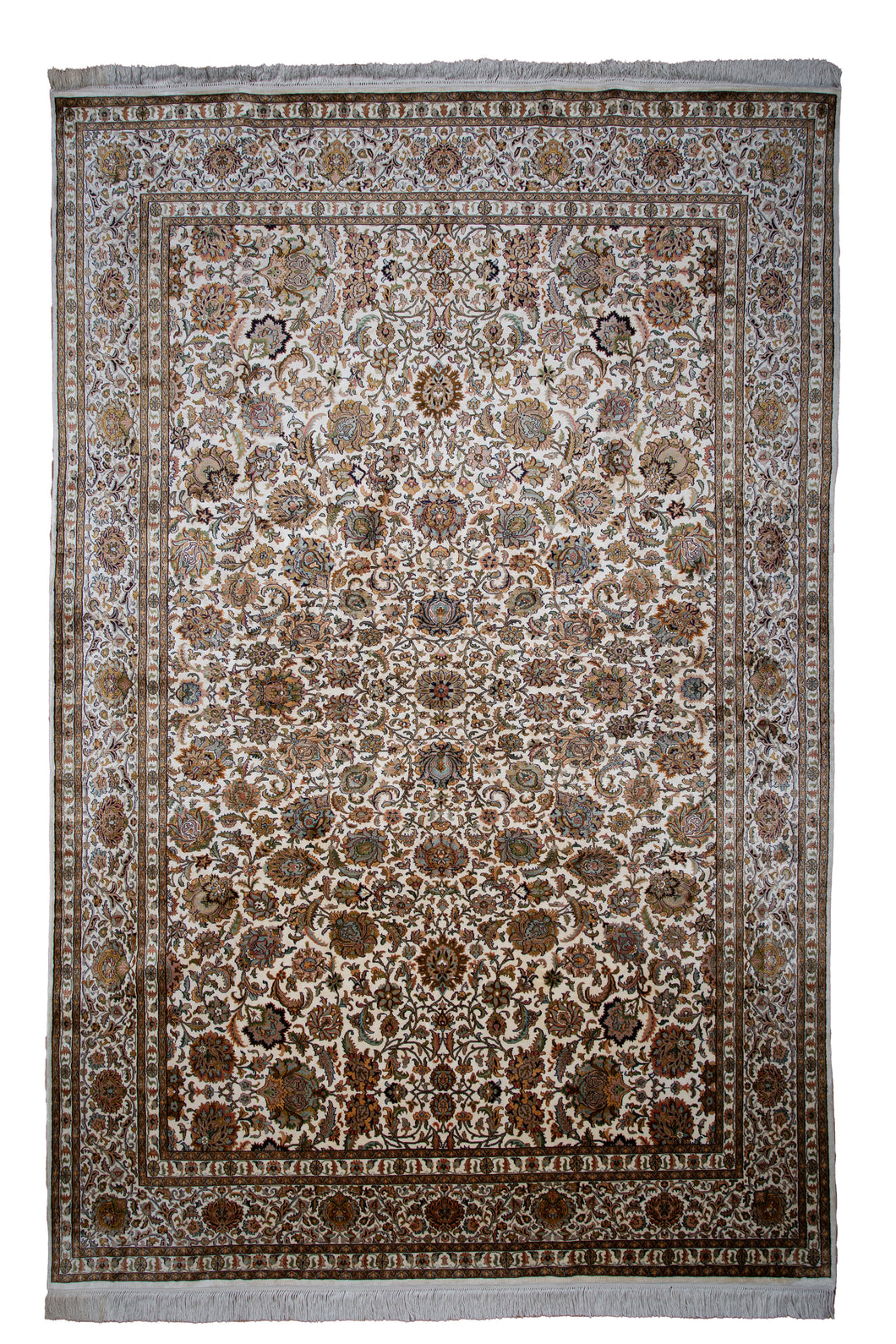 Ivory Garden Kashmiri Silk Splendor
