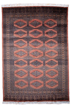 Load image into Gallery viewer, Indian Wool Rug with Tribal Geometry
