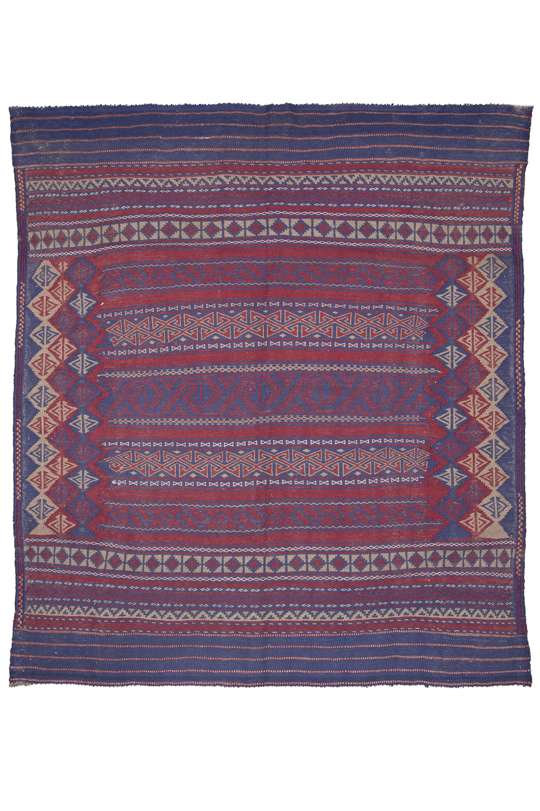 Antique Tribal Maliki Kilim Rug