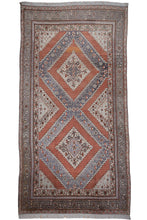 Load image into Gallery viewer, Antique Geometric Samarkand Wool Rug
