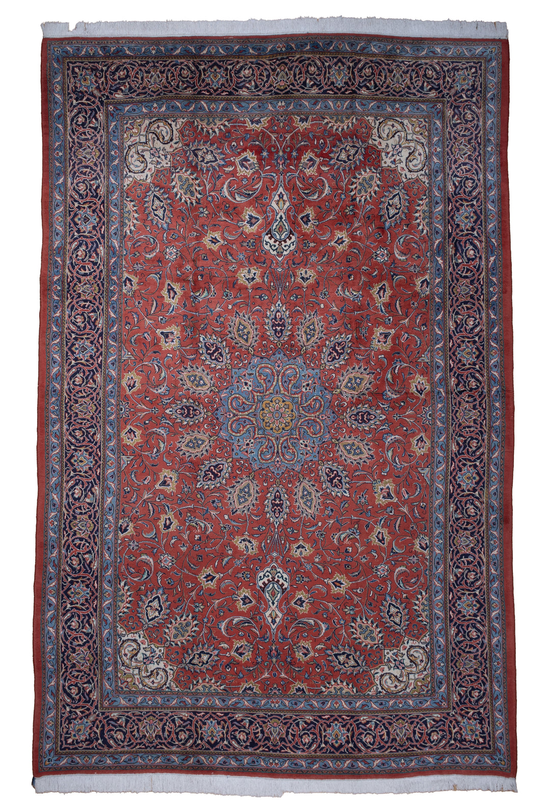 Vintage Persian Tabriz Sheik Safi Rug