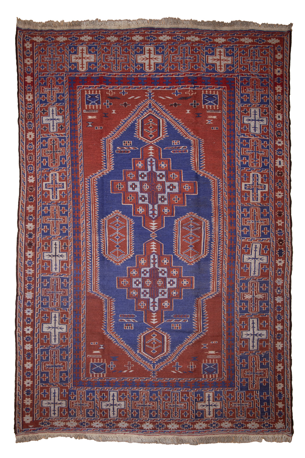 Vintage Barjesta Kilim Tribal Medallion