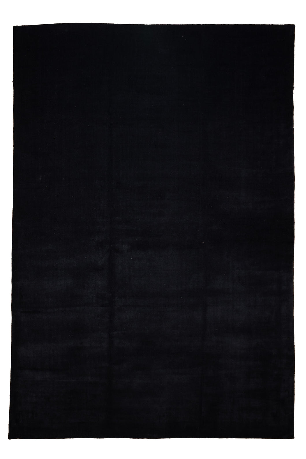 Midnight Black Bamboo Silk Rug