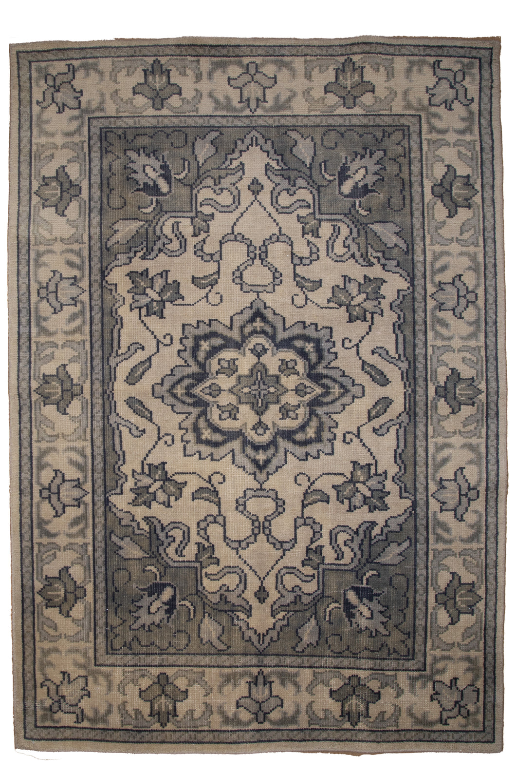 Muted Elegance Indo Kashan Rug