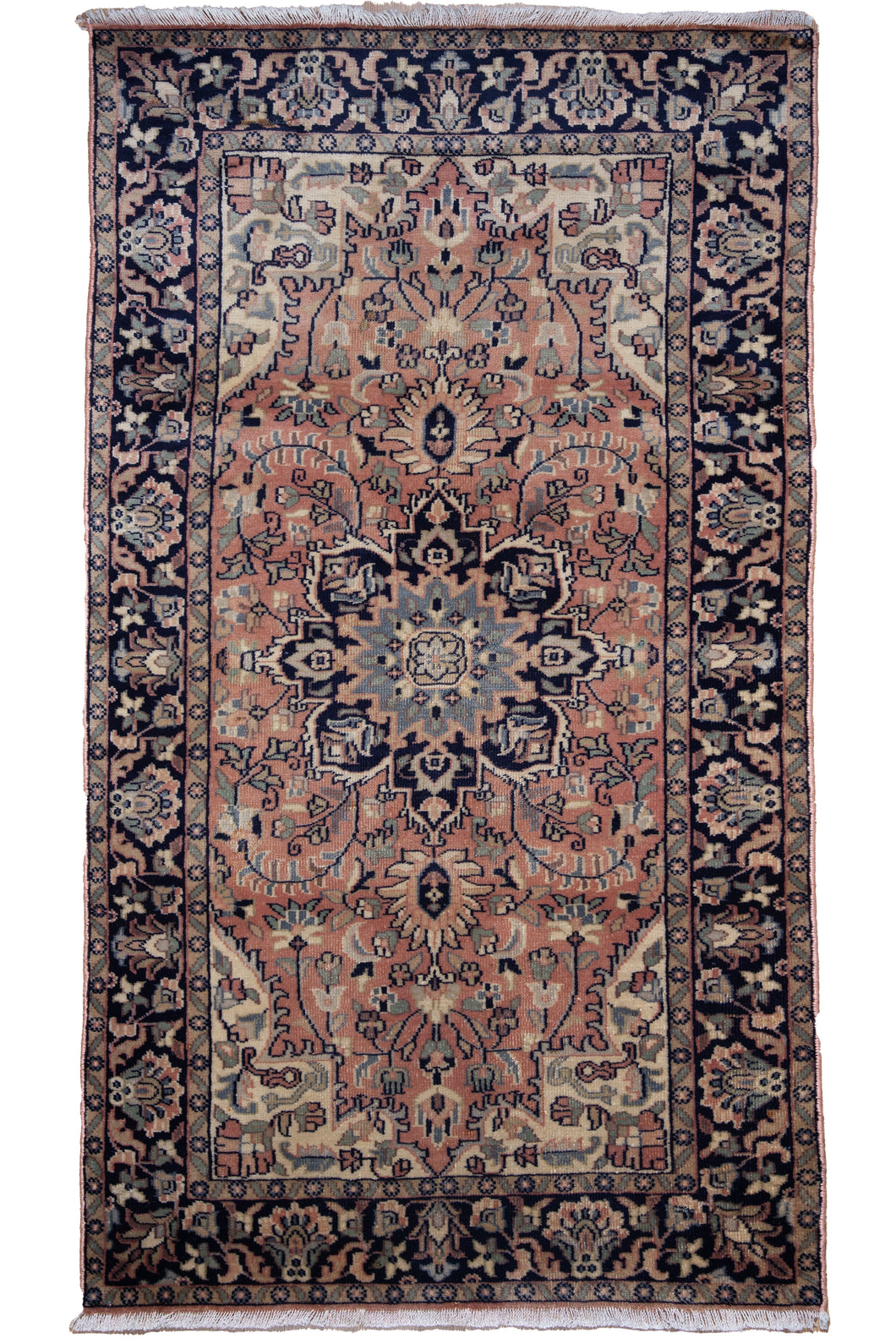 Persian-Inspired Blossom Wool Rug