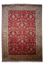 Load image into Gallery viewer, Shah Abbasi Red Kashmir Silk Rug
