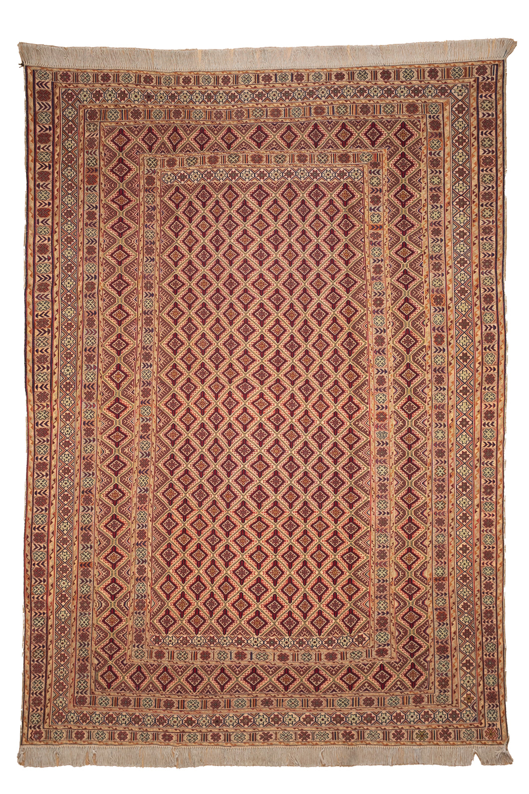 Afghan Nakhunak Kilim With Pile