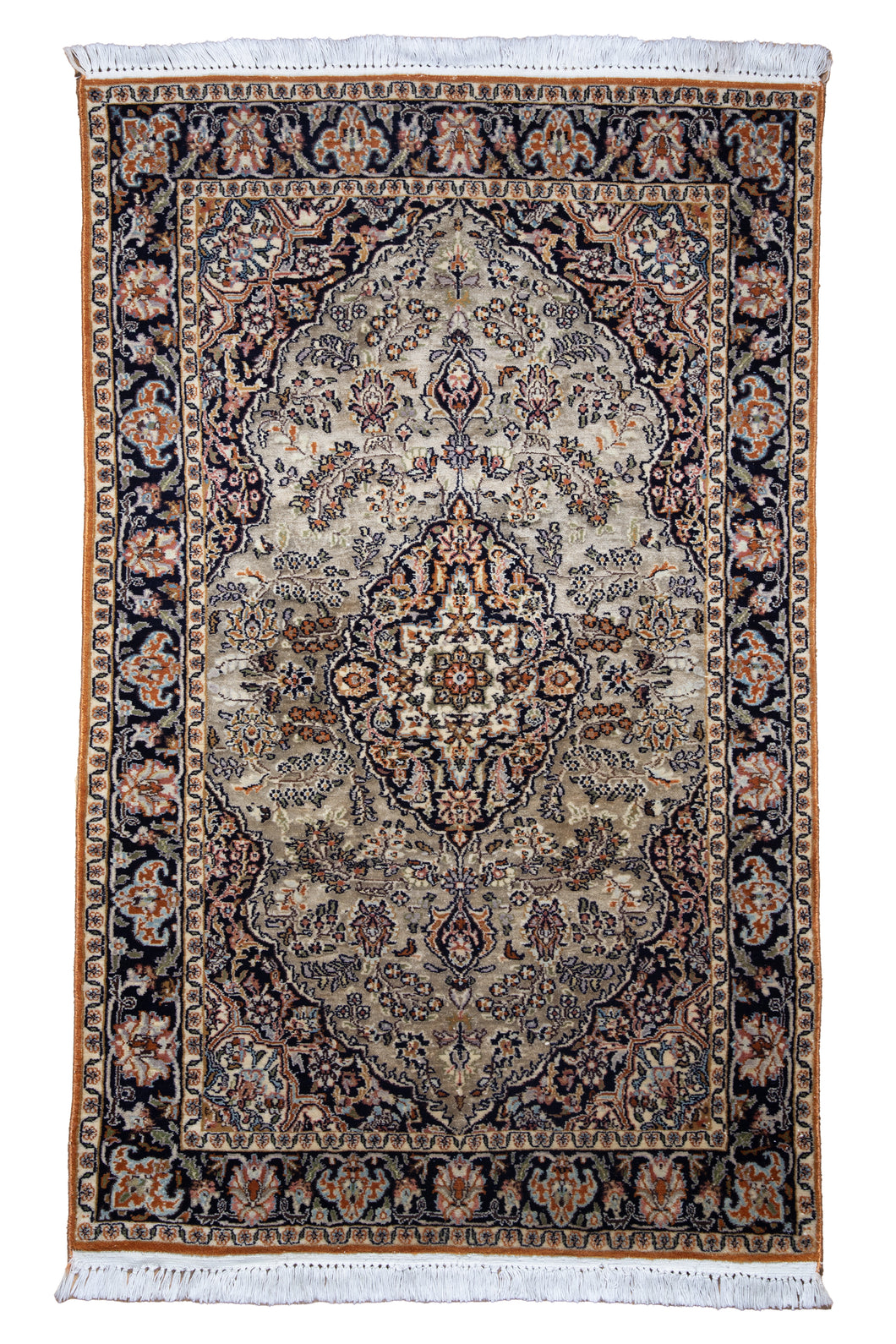 Heritage Elegance Kashmiri Wool Silk Rug