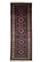 Load image into Gallery viewer, Antique Sistan Baluchi Medallion Runner
