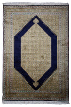 Load image into Gallery viewer, Royal Sapphire Kashmiri Silk Carpet

