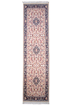 Load image into Gallery viewer, Ivory Indo Kashan Floral Runner

