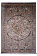 Load image into Gallery viewer, Khatamband Radiance Silk Carpet Masterpiece
