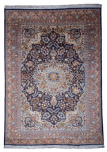 Load image into Gallery viewer, Kashmir Silk Rug in Tabriz Style
