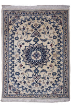 Load image into Gallery viewer, Elegant Ivory and Blue Nain Rug
