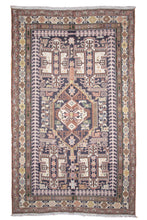 Load image into Gallery viewer, Vintage Caucasian Soumak Kilim Rug
