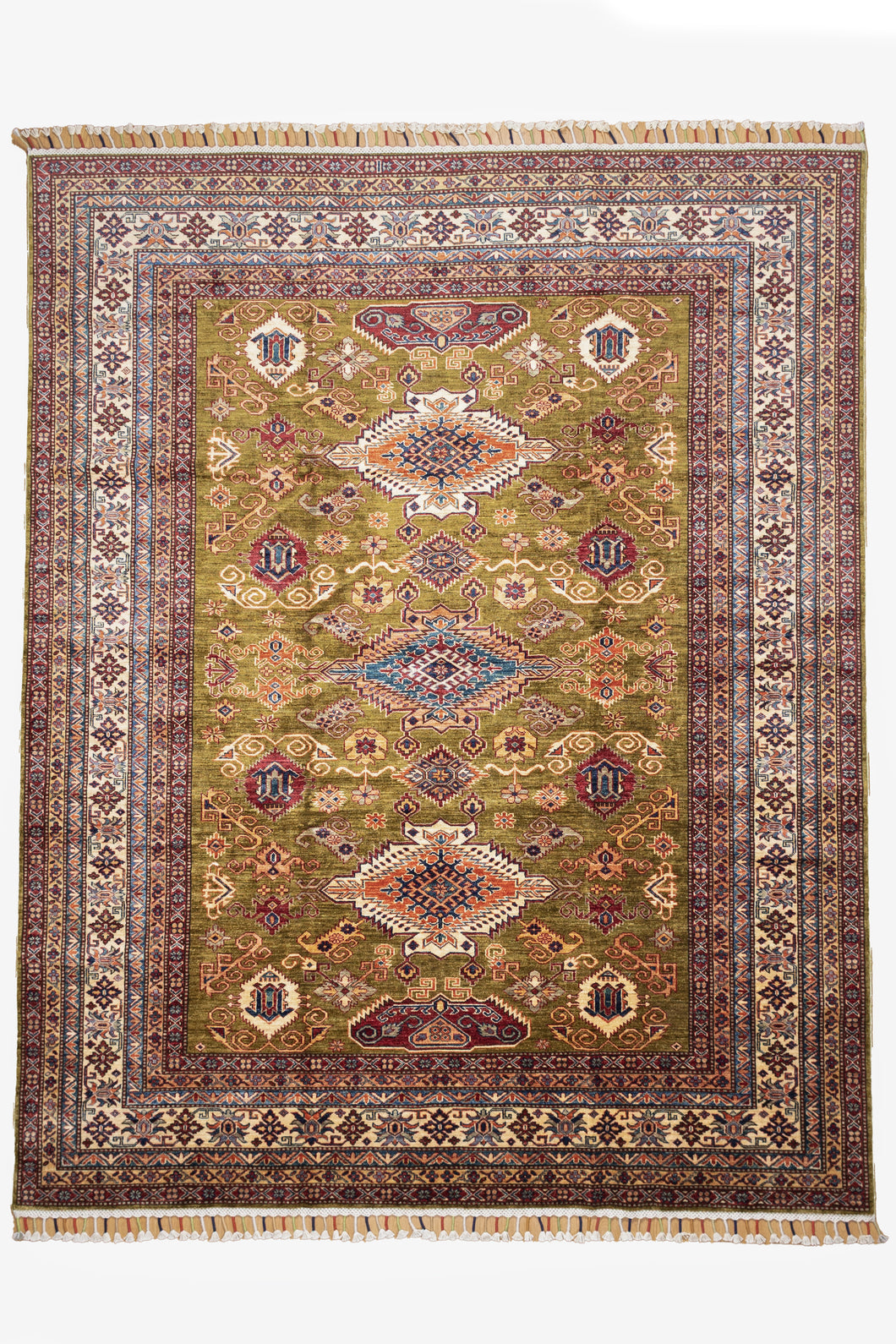 Olive Medallion Heritage Afghan Ziegler Rug