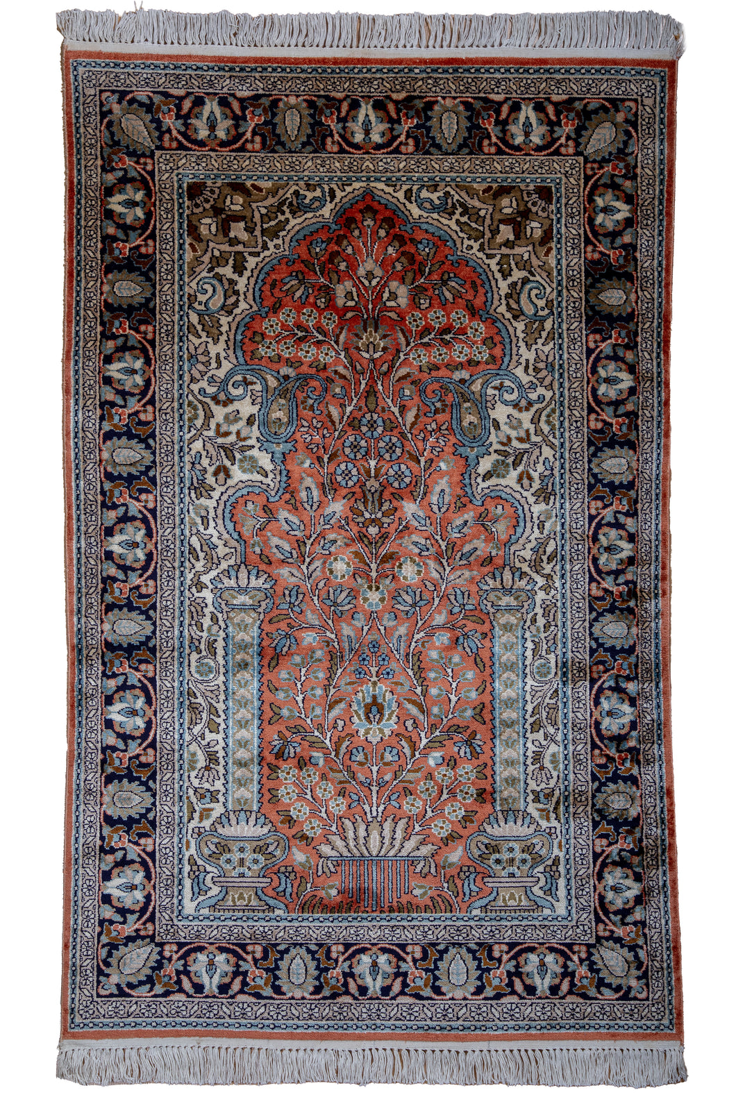 Kashmir Silk Rug – Royal Tree of Paradise