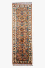 Load image into Gallery viewer, Rust Coral Medallion Afghan Ziegler Runner

