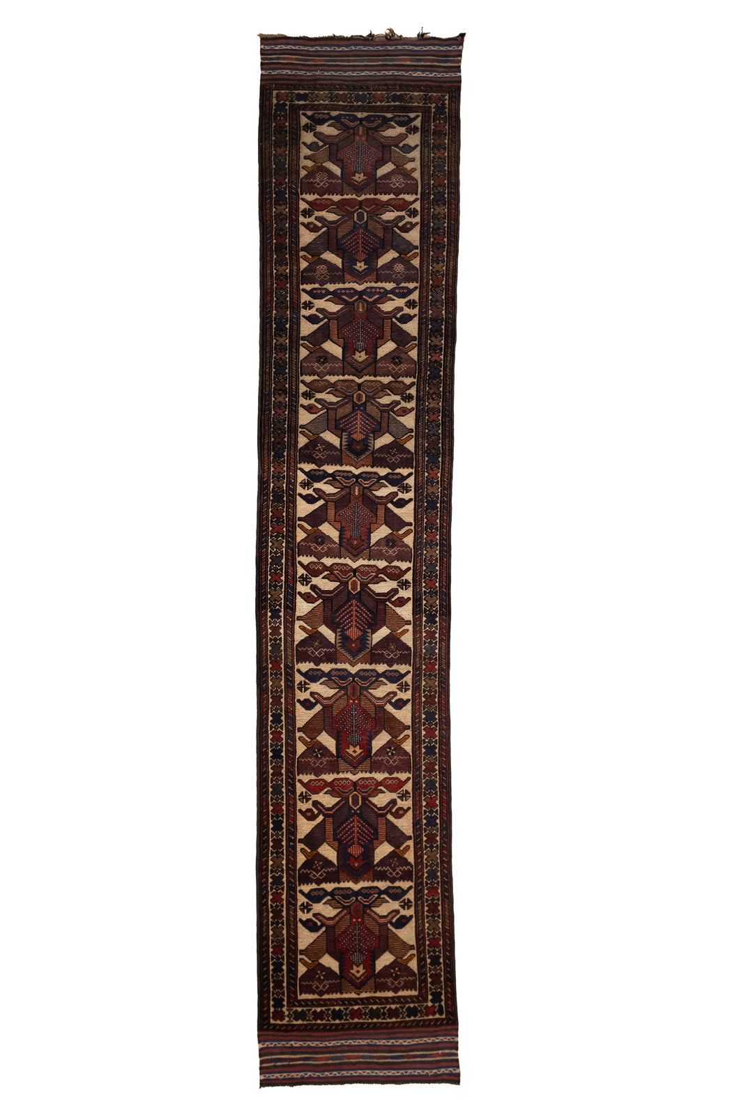 Antique Afghan Mashwani Tribal Runner
