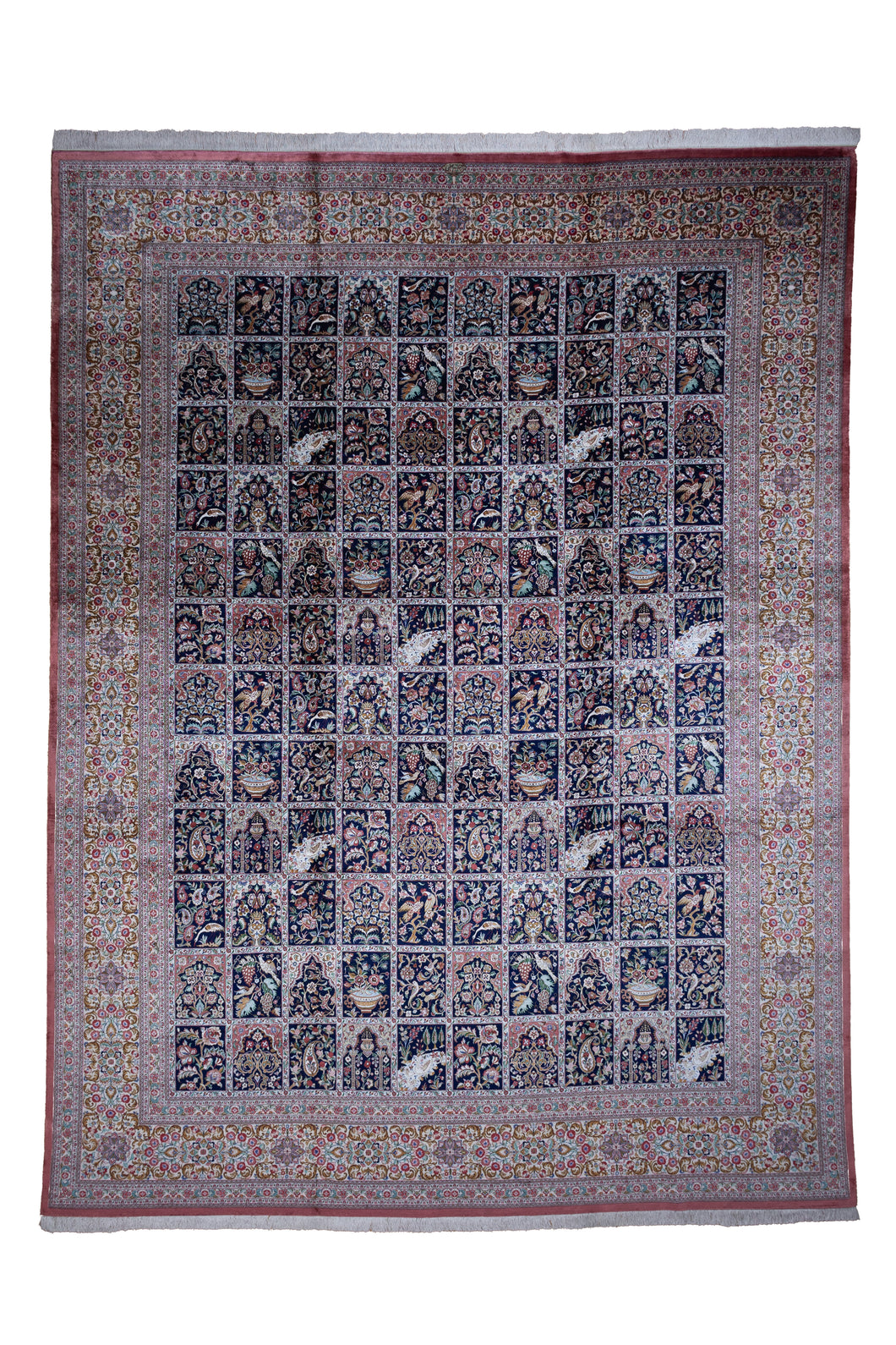 Rare Oversized Persian Qom Silk Masterpiece
