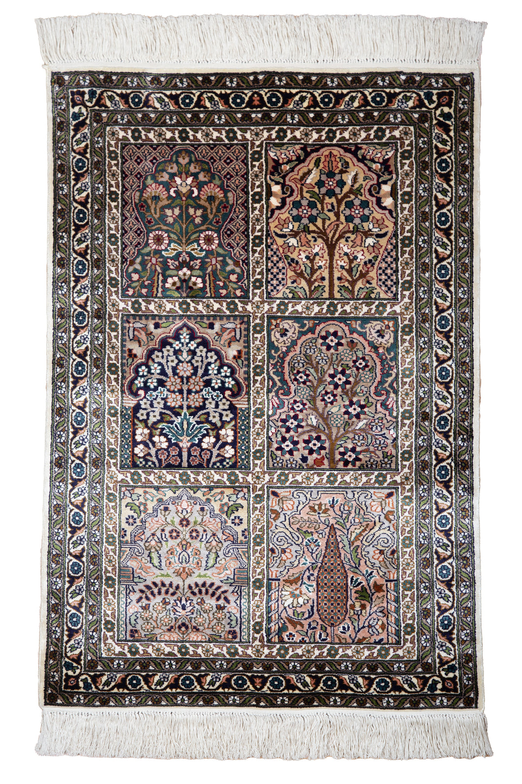 Royal Garden Kashmiri Silk Masterpiece