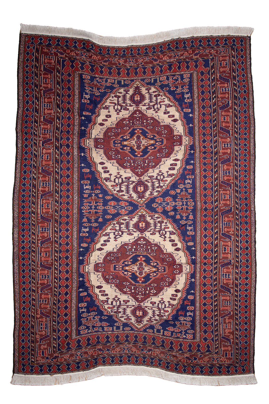 Antique Afghani Barjesta Kilim Rug
