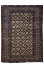 Load image into Gallery viewer, Afghan Geometric Lattice Wool Rug
