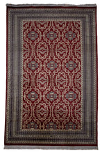 Load image into Gallery viewer, Geometric Indo Afghan Wool Rug
