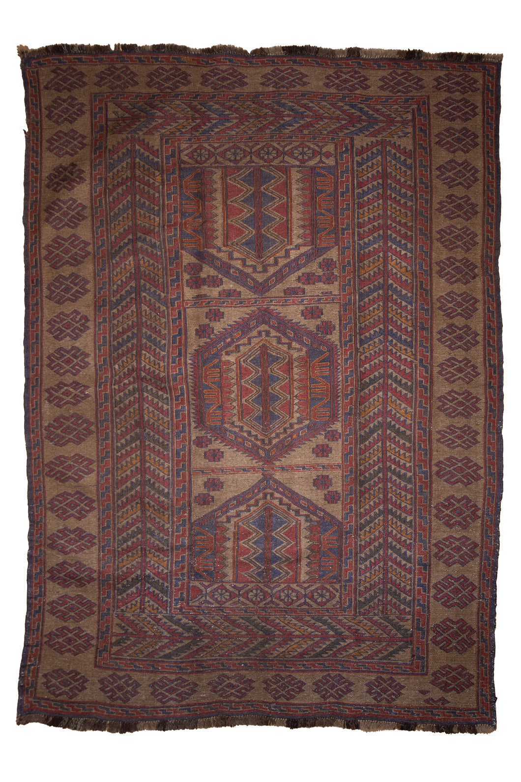 Antique Ersari Kilim Tribal Legacy