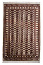 Load image into Gallery viewer, Antique Bokhara-Inspired Indian Wool Rug
