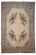 Load image into Gallery viewer, Antique Floral Kerman Wool Rug
