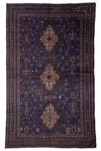 Load image into Gallery viewer, Baluchi Wool Rug in Midnight Bronze

