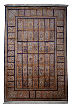 Load image into Gallery viewer, Kashmiri Silk on Silk Garden Rug
