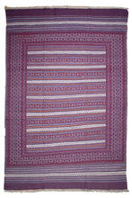 Load image into Gallery viewer, High-Knot Vintage Maliki Kilim Rug
