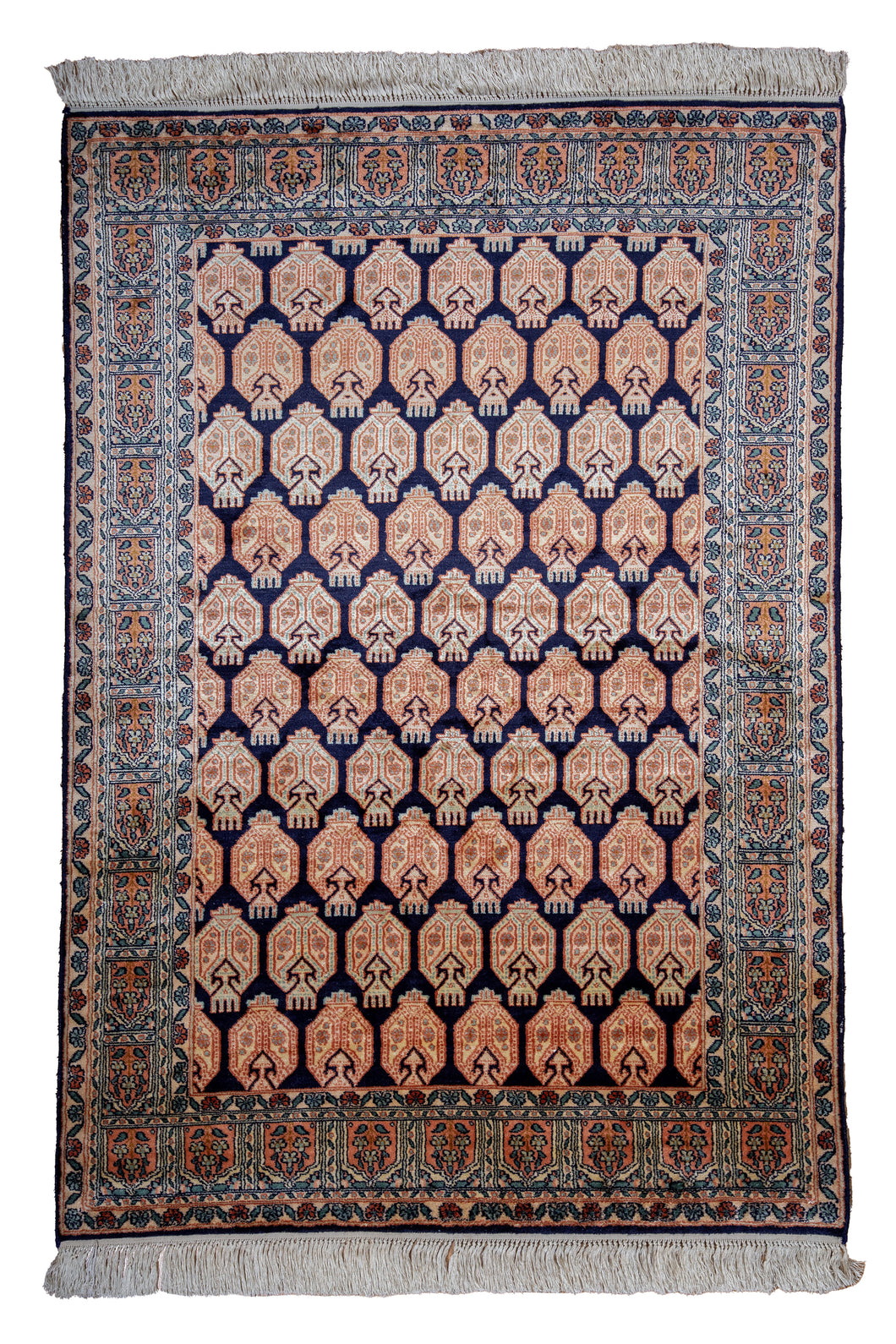 Midnight Boteh Kashmiri Silk Masterpiece