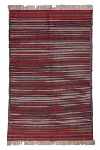 Load image into Gallery viewer, Balochi Nomadic Striped Wool Kilim
