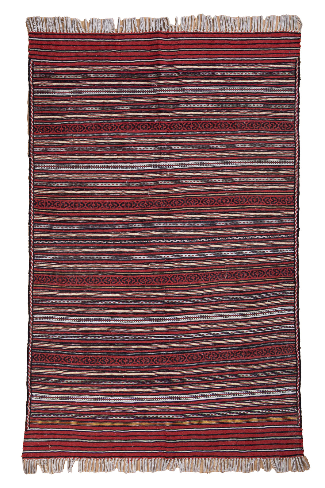 Balochi Nomadic Striped Wool Kilim