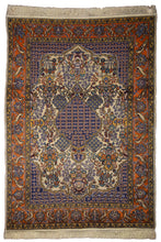 Load image into Gallery viewer, Vintage Tehran Rug with Floral Medallion
