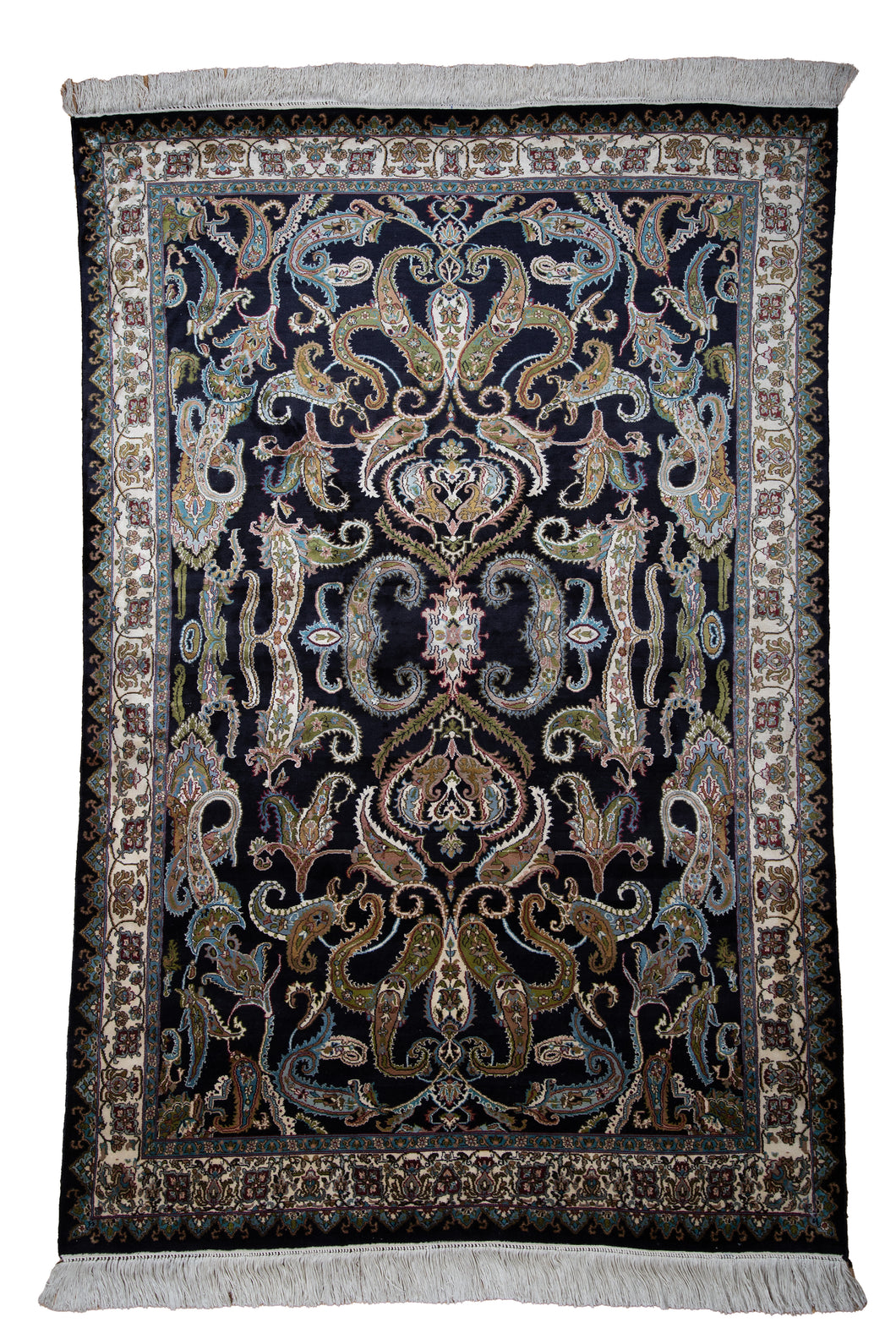 Dark Elegance Silk Rug