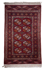 Load image into Gallery viewer, Timeless Crimson Tekke Bokhara Rug
