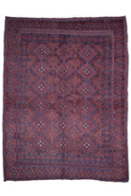Load image into Gallery viewer, Crimson Geometry Mashwani Tribal Kilim
