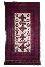 Load image into Gallery viewer, Afghan Tribal Rug with Ivory Field
