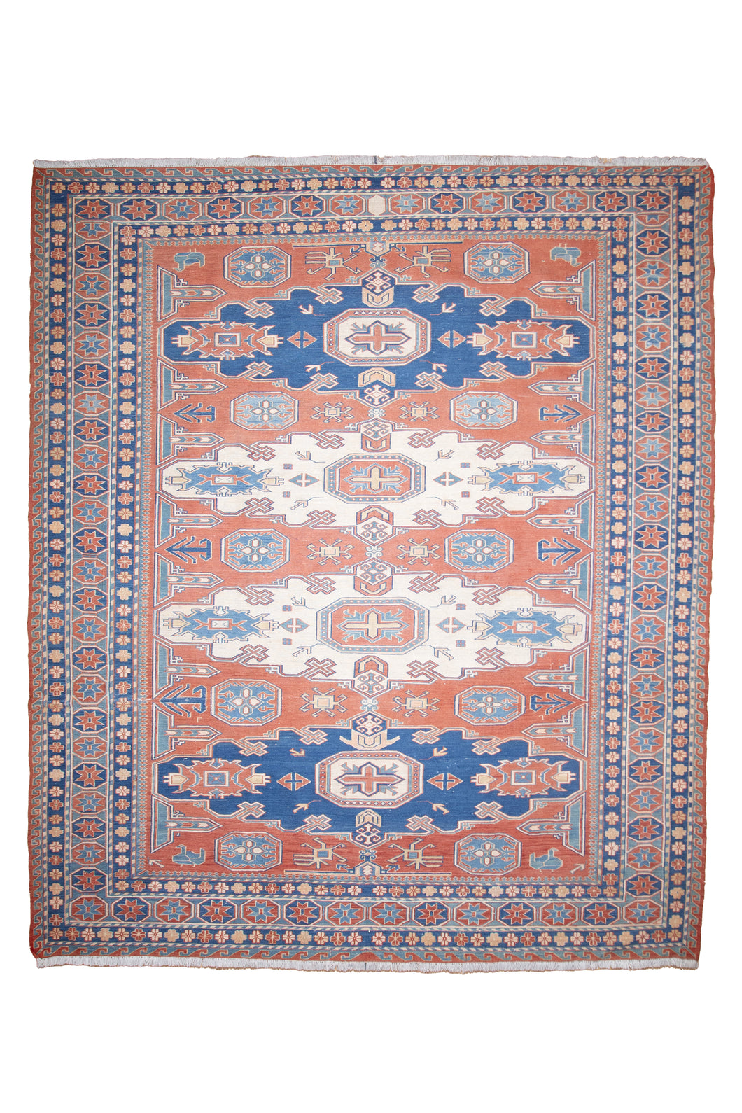 Antique Shirvan Dragon Caucasian Kilim