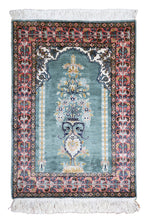 Load image into Gallery viewer, Mint Blossom Silk Kashmiri Rug
