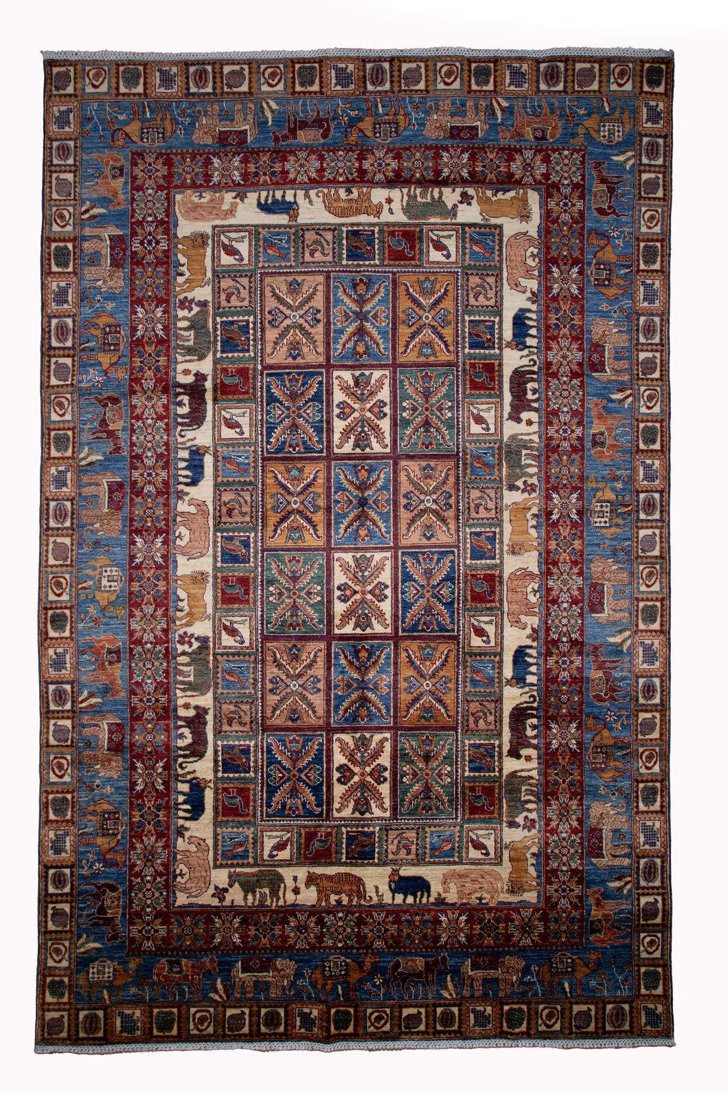 Afghan Ziegler Garden Panel Rug