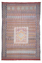 Load image into Gallery viewer, Sunset Harmony Moroccan Kilim Rug
